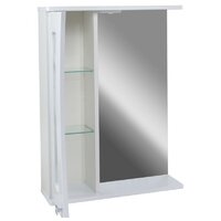  Doratiz Шкаф с зеркалом Селена 55 R 2711.114 (белый, с подсветкой) - Превью изображения №4 — Интернет-магазин ПроЗаказ