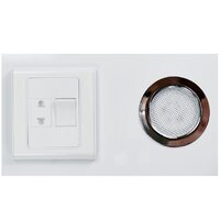  Doratiz Шкаф с зеркалом Селена 55 R 2711.114 (белый, с подсветкой) - Превью изображения №6 — Интернет-магазин ПроЗаказ