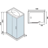 Душевая кабина WeltWasser WW500 Laine 1212 - Превью изображения №10 — Интернет-магазин ПроЗаказ