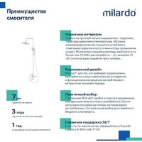 Душевая система  Milardo Rora RORWT4FM06 - Превью изображения №4 — Интернет-магазин ПроЗаказ