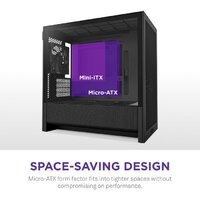 Корпус NZXT H3 Flow CC-H31FB-01 - Превью изображения №3 — Интернет-магазин ПроЗаказ