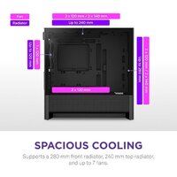 Корпус NZXT H3 Flow CC-H31FB-01 - Превью изображения №6 — Интернет-магазин ПроЗаказ