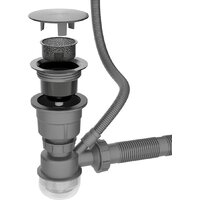 Кухонная мойка Roxen Uno 560210-54B-V графит/текстурная PVD покрытие (с ролл-матом и дозатором) - Превью изображения №14 — Интернет-магазин ПроЗаказ
