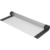 Кухонная мойка Roxen Uno 560210-54B-V графит/текстурная PVD покрытие (с ролл-матом и дозатором) - Превью изображения №12 — Интернет-магазин ПроЗаказ