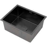 Кухонная мойка Roxen Uno 560210-54B-V графит/текстурная PVD покрытие (с ролл-матом и дозатором) - Превью изображения №10 — Интернет-магазин ПроЗаказ