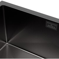 Кухонная мойка Roxen Uno 560210-54B-V графит/текстурная PVD покрытие (с ролл-матом и дозатором) - Превью изображения №15 — Интернет-магазин ПроЗаказ