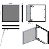 Люк РусВент Секрет-М (500x600) - Превью изображения №2 — Интернет-магазин ПроЗаказ