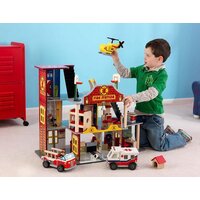 Паркинг KidKraft Пожарно-спасательная станция 63214-KE - Превью изображения №3 — Интернет-магазин ПроЗаказ