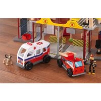 Паркинг KidKraft Пожарно-спасательная станция 63214-KE - Превью изображения №4 — Интернет-магазин ПроЗаказ