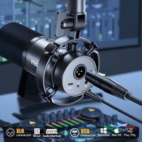 Проводной микрофон Maono PD200X (белый) - Превью изображения №5 — Интернет-магазин ПроЗаказ