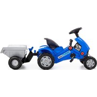 Педальная машинка Полесье Каталка-трактор с педалями Turbo-2 с полуприцепом 84651 - Превью изображения №5 — Интернет-магазин ПроЗаказ