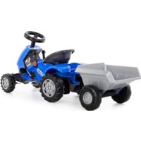 Педальная машинка Полесье Каталка-трактор с педалями Turbo-2 с полуприцепом 84651 - Превью изображения №3 — Интернет-магазин ПроЗаказ
