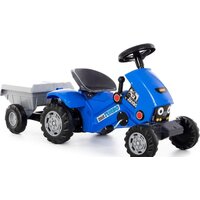 Педальная машинка Полесье Каталка-трактор с педалями Turbo-2 с полуприцепом 84651 - Превью изображения №6 — Интернет-магазин ПроЗаказ