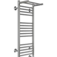 Полотенцесушитель TERMINUS Аврора П16 300x800 с полкой нп (хром) - Превью изображения №3 — Интернет-магазин ПроЗаказ