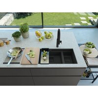 Кухонная мойка Franke Kanon KNG PRO 160-46-21 125.0749.678 (черный матовый) - Превью изображения №3 — Интернет-магазин ПроЗаказ