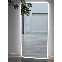 Зеркало с подсветкой  EMZE Smartphone 50x100 LED.UV.SMART.50.100.BEL (белый с УФ-окантовкой и подсветкой) - Превью изображения №9 — Интернет-магазин ПроЗаказ