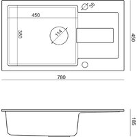 Кухонная мойка Quadron HCQC57845SZK_PC - Превью изображения №3 — Интернет-магазин ПроЗаказ