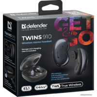 Наушники Defender Twins 910 (черный) - Превью изображения №6 — Интернет-магазин ПроЗаказ