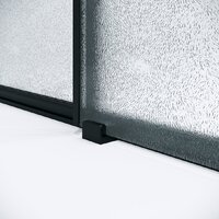 Душевая дверь Niagara Nova NG-84-L13CHB 130x195 (черный матовый/шиншилла стекло) - Превью изображения №6 — Интернет-магазин ПроЗаказ