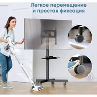 Стойка для телевизора Onkron TS1137 (черный) - Превью изображения №7 — Интернет-магазин ПроЗаказ