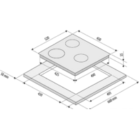 Варочная панель Krona Ombra 45 BL - Превью изображения №4 — Интернет-магазин ПроЗаказ