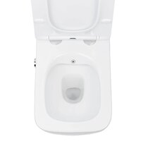 Унитаз подвесной Roxen Cube Bidet в комплекте с инсталляцией StounFix Dual Fresh 6 в 1 542448 (кнопка: белый глянец) - Превью изображения №8 — Интернет-магазин ПроЗаказ