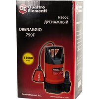 Дренажный насос Quattro Elementi Drenaggio 750 F - Превью изображения №2 — Интернет-магазин ПроЗаказ