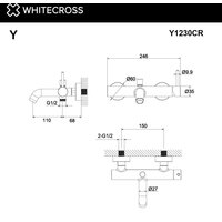 Смеситель Whitecross Y Y1230BL (черный мат) - Превью изображения №3 — Интернет-магазин ПроЗаказ