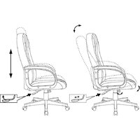 Офисное кресло Бюрократ T-898AXSN (зеленый 38-407) - Превью изображения №5 — Интернет-магазин ПроЗаказ