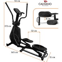 Эллиптический тренажер Calviano Extra (черный) - Превью изображения №16 — Интернет-магазин ПроЗаказ