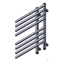 Полотенцесушитель Двин LX plaza neo 80/50 (Черный матовый) - Превью изображения №3 — Интернет-магазин ПроЗаказ