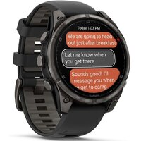 Умные часы Garmin Fenix 8 Pro 47 мм (серый, черный силиконовый ремешок) - Превью изображения №3 — Интернет-магазин ПроЗаказ