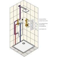Душевая система  Timo Tetra-Thermo SX-0199/03SM (черный) - Превью изображения №6 — Интернет-магазин ПроЗаказ