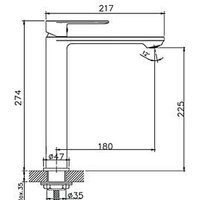 Смеситель Haiba HB11590-7 (черный) - Превью изображения №2 — Интернет-магазин ПроЗаказ