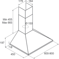 Кухонная вытяжка Jetair Gaia IX/A/60 PRF0112624B - Превью изображения №2 — Интернет-магазин ПроЗаказ