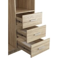 Шкаф распашной Евва УН-02-03/S (дуб сонома) - Превью изображения №3 — Интернет-магазин ПроЗаказ