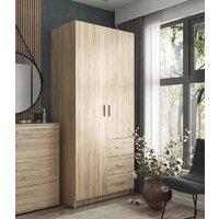 Шкаф распашной Евва УН-02-03/S (дуб сонома) - Превью изображения №5 — Интернет-магазин ПроЗаказ