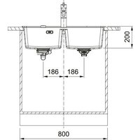 Кухонная мойка Franke Maris MRG 620-35-35 114.0661.783 (оникс) - Превью изображения №4 — Интернет-магазин ПроЗаказ