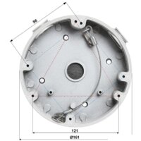 Крепление для камер видеонаблюдения Dahua DH-PFA138 - Превью изображения №2 — Интернет-магазин ПроЗаказ
