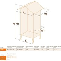 Клетка Ferplast Hemmy 56160514 - Превью изображения №2 — Интернет-магазин ПроЗаказ