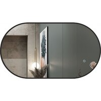 Алмаз-Люкс Зеркало Seoul 9050s-6 (с подсветкой, черный)