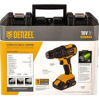 Дрель-шуруповерт Denzel BLDL-IB-IB-18-02 (с 2-мя АКБ, кейс) - Превью изображения №19 — Интернет-магазин ПроЗаказ