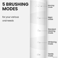 Электрическая зубная щетка Oclean Flow Sonic Electric Toothbrush (белый) - Превью изображения №3 — Интернет-магазин ПроЗаказ