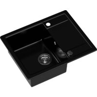 Кухонная мойка Kernau KGS Z 4557 1B1D Deep Black - Превью изображения №2 — Интернет-магазин ПроЗаказ