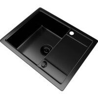 Кухонная мойка Kernau KGS Z 4557 1B1D Deep Black - Превью изображения №5 — Интернет-магазин ПроЗаказ