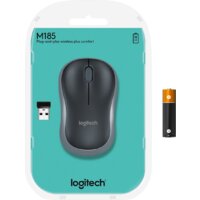 Мышь Logitech M185 (черный/серый) - Превью изображения №6 — Интернет-магазин ПроЗаказ