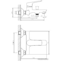 Смеситель Esko Delhi DL 54 GRF - Превью изображения №2 — Интернет-магазин ПроЗаказ