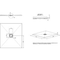 Душевой поддон Allen Brau Priority 90x80 8.31001-21 - Превью изображения №6 — Интернет-магазин ПроЗаказ