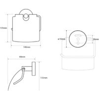 Держатель для туалетной бумаги Bemeta Omega 104112012 - Превью изображения №2 — Интернет-магазин ПроЗаказ