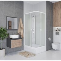 Душевая кабина Niagara Promo P100/80/26Q/MT/BK 100x80x215 - Превью изображения №6 — Интернет-магазин ПроЗаказ